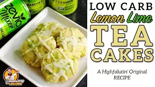 Low Carb Lemon-Lime TEA CAKES - Southern Keto Tea Cake Cookies - Zevia Recipe