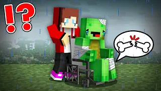 JJ and Mikey Broke His Body and Got in Hospital in Minecraft Challenge - Maizen Mizen JJ and Mikey