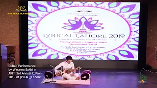 Waseem Sakhi performs Madhuvanti at  Asia Peace Film Festival