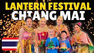 LANTERN Festival in THAILAND! 🇹🇭 ✨️ Celebrating Loy Krathong | Yi Peng in Chiang Mai 🌸