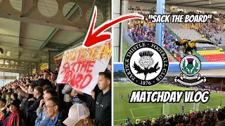 FANS PROTEST AS THISTLE HAMMER CALEY || Partick Thistle 4-1 Inverness || MATCH DAY VLOG