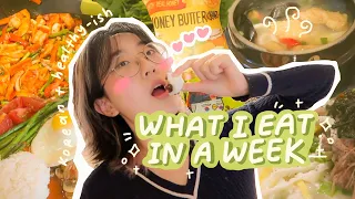 what i eat in a week pt. 2 🍜 korean + realistic!