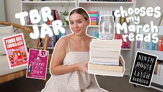 TBR jar prompts pick my March reads! 📖