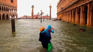 Consequences of the flood in Venice November 2019/ Последствия наводнения в Венеции