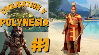 Civ V Deity Let's play: Polynesia #1 The Beginning