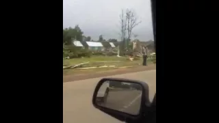 Последствия урагана в Рузском районе .