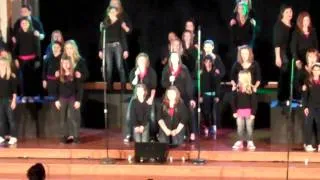 KW Glee - AJ Bridel singing "Who You Are" w/Hannah Brezden & KWGlee Girls
