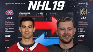 NHL 19 - PACIORETTY FOR TATAR TRADE SIMULATION