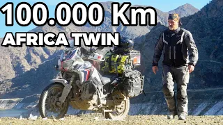 [#236] AFRICA TWIN 100.000 km. lo BUENO lo MALO, MANTENIMIENTO y PROBLEMAS-Vuelta al mundo en moto