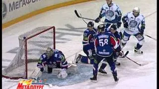 HC Metallurg. Metallurg - Dinamo-Minsk. The best moments. 09.12.2011