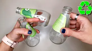 Amazing Transformation with Chubby Glass Bottles! Look What I Did ♻️👍