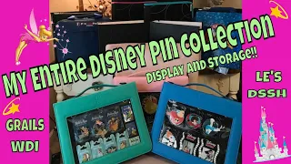 My Entire Disney Pin Collection | Grails, LE, WDI, DSSH | How I Display and Store Pins!!