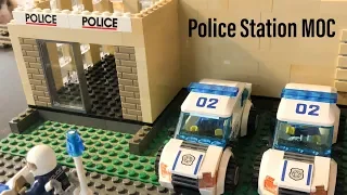 LEGO City Update #6 Custom Police Station MOC Speedbuild and Review