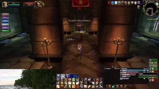 World of Warcraft SoD Phase 2 - Tank Paladin - SM Graveyard Library Armory Cathedral Farming Day 2