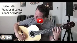 Lesson #4 Picados with Adam del Monte | Strings By Mail Lesson Series