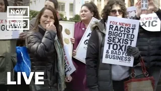 Protest of Tucker Carlson Outside Fox News | NowThis