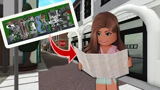 WE VISITED THE BIGGEST CITY IN BLOXBURG! 3 PLOTS 1 CITY