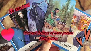 No contact: Current Feeling/emotions of your person💞 Hindi tarot card reading | Love tarot