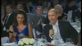 Vladimir Putin Singing Blueberry Hill for Charity Event