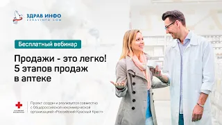 Продажи - это легко!﻿ 5 этапов продаж в аптеке