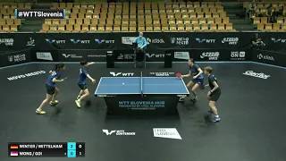 Nima Mittelham/Sabine Winter vs Goi Rui Xuan/Wong Xin Ru | WTT Contender Novo Mesto 2021 | WD | R16