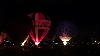 Bristol Balloon Fiesta 2018 Thursday Night Glow