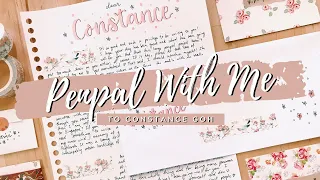 🌸 Real Time Penpal With Me | Letter to Constance Goh | No Music, No Talking | The Sunshine Journals