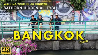 Explore Sathorn's Backstreets - Local Life in the Bangkok's Hidden Alleys! Clip!