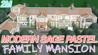 Pastel Family Mansion House Build Tour + Layout (Aesthetic Interior) | 2M Bloxburg Build