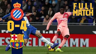 FULL MATCH: Espanyol 0 - 4 Barça (2018) Relive the goal-fest in the derby!!