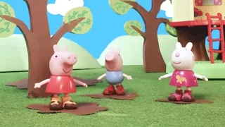 Peppa Pig Official Channel | Muddy Footprints | Cartoons For Kids | Peppa Pig Toys