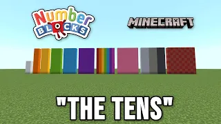 Numberblocks "The Tens" | Minecraft (10 to 100)