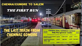 FIRST RUN: CHENNAI EGMORE to SALEM : Full Journey || 22153 MS-SA SF EXP || Indian Railways