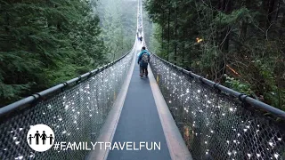 CAPILANO Suspension Bridge Park & Canyon Lights - A Full Visual Tour in Vancouver, Canada