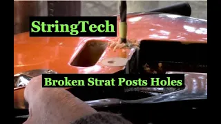 American Strat Bridge post failure / repair @StringTech Workstations