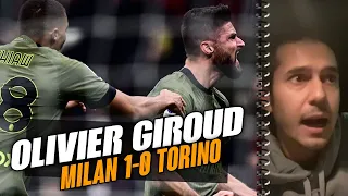 OLIVIER GIROUD‼️ MILAN-TORINO 1-0