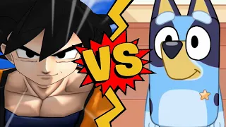 M.U.G.E.N. Battles | Goku vs Bluey | Dragon Ball Z vs Bluey