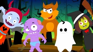 Five Little Monsters | Scary Nursery Rhymes | Helloween Song