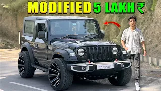 Modifying My New Thar ₹5 Lakh Spent | 22 Inch Fuel Contra Alloy