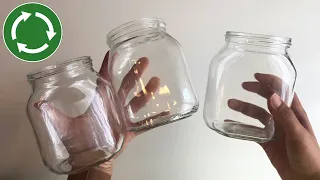 Perfect Transformation of Glass Jars ♻️