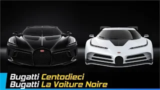 Bugatti Centodieci Vs La Voiture Noire | Design Comparison | Aircar