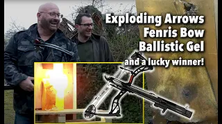 The Slingshot Channel tests out... Exploding Arrows, Fenris Bow, Ballistic Gel + a lucky winner!