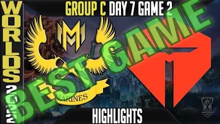 GAM vs TES Highlights | Worlds 2022 Day 7 Group C Game 2 | GAM Esports vs TOP Esports