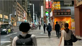 【4K】Tokyo Night Walk - From Nihombashi to Kanda, 2020