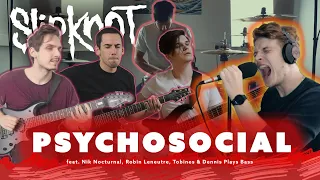 Slipknot - Psychosocial | Cover w/ @NikNocturnal @tobines @RobinLeneutre and Dennis Plays Bass