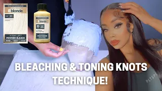 HOW TO: BLEACH KNOTS + TONE  | BEGINNER FRIENDLY! | CARINE TONI