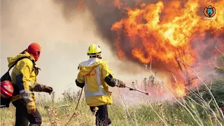 Incendie dans les Pyrénées-Orientales, Opoul : Darmanin attendu, le feu pas fixé, 1.100 H détruits