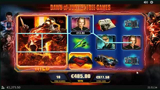 BIG WIN On Batman v Superman Dawn of Justice Slot Machine from Playtech