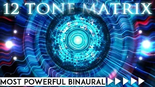 Most Powerful Binaural Beats (THE INFINITY WHEEL: 12 TONE MATRIX ) Theta Lucid Dreaming Meditation