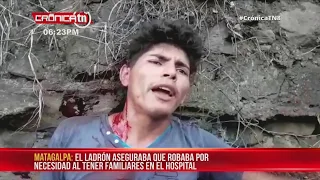 Capturan a sujeto que robo a una joven en la vía publica en Matagalpa – Nicaragua